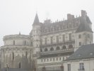 Château d'Amboise dans la brume