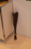 Une prothèse carbone, une jambe complète sans articulation du genoux , (...)